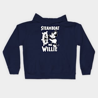 Steamboat well endowed Willie Kids Hoodie